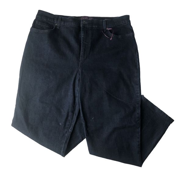 Gloria Vanderbilt Women's Amanda Jeans Blue Size 16 Short - Picture 1 of 16